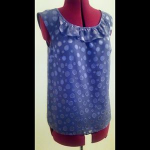 Banana Republic flutter sleeveless top